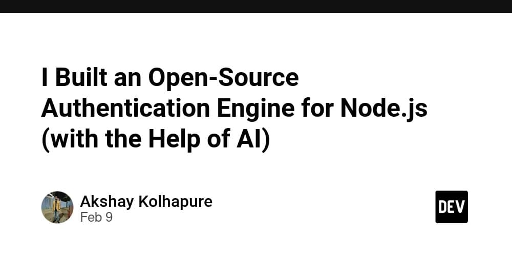 Smart Auth Engine: A Production-Ready Authentication Layer for Node.js