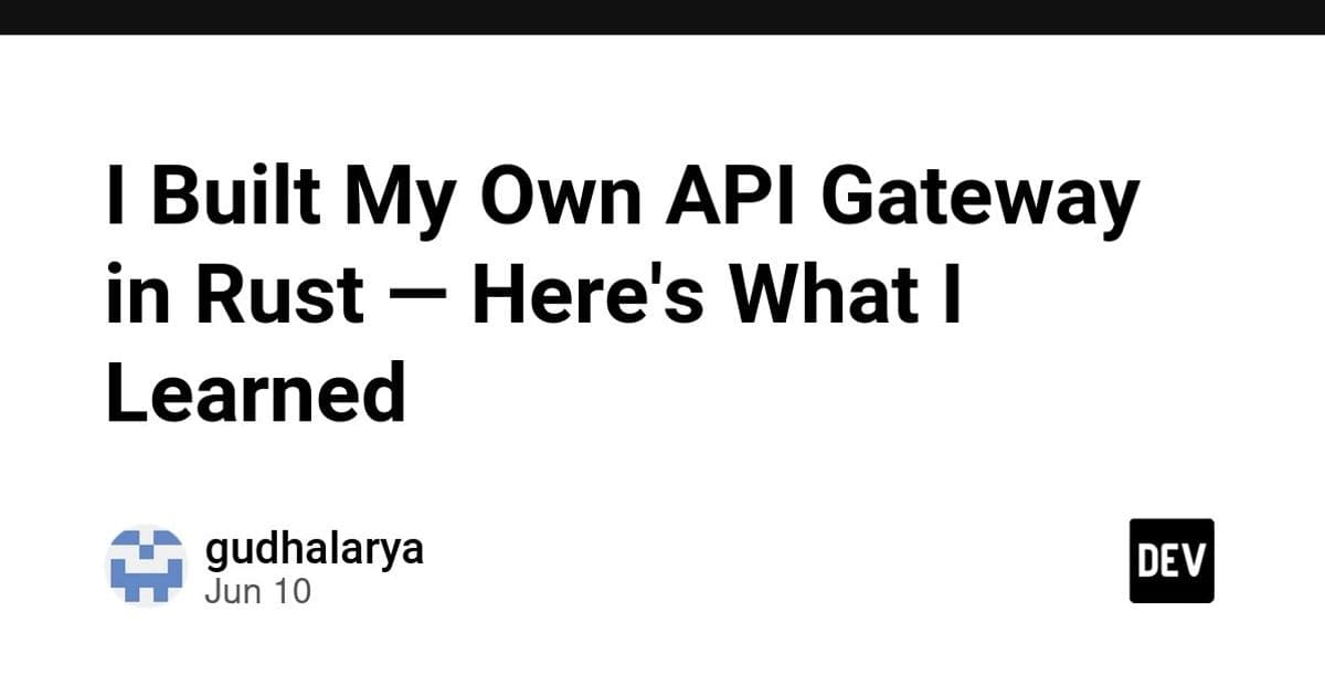 What Building Ferrox Reveals About API Gateway Design