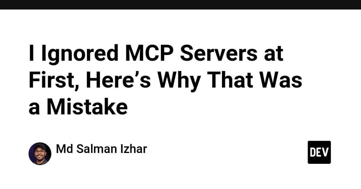 MCP Servers: The Infrastructure Shift Developers Can't Ignore