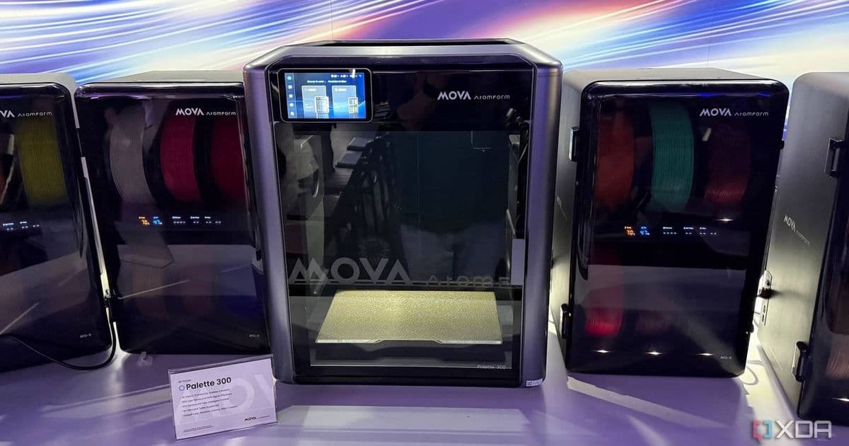 MOVA's Palette 300 Promises 36-Color 3D Printing with 90% Less Waste