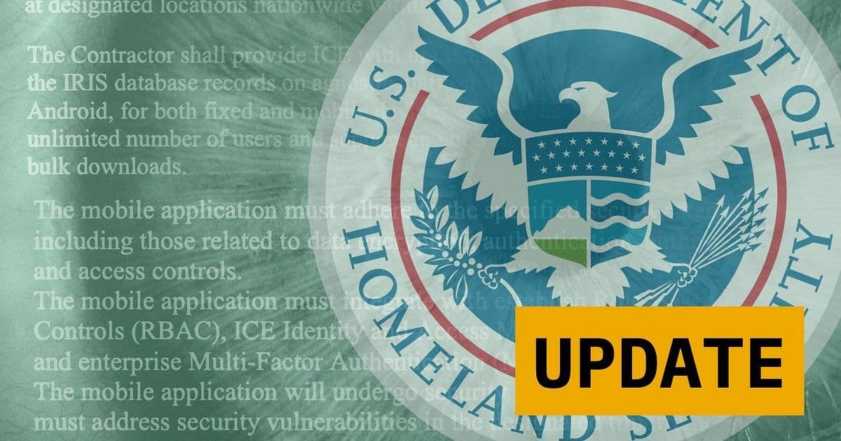 ICE Awards $25 Million Iris-Scanning Contract to Bi2 Technologies