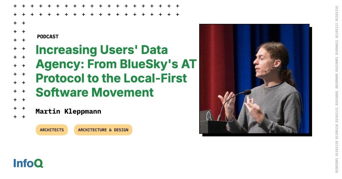 Martin Kleppmann connects AT Protocol and local-first software to user data control
