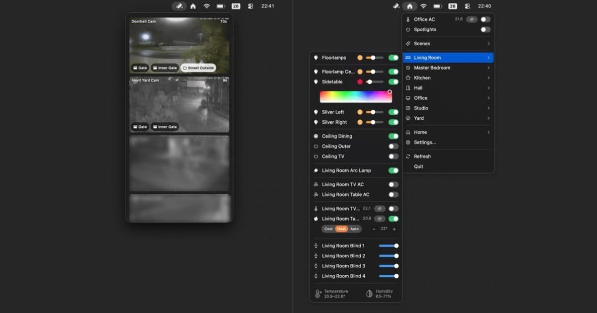 Itsyhome Brings Smart Home Controls to Your Mac's Menu Bar