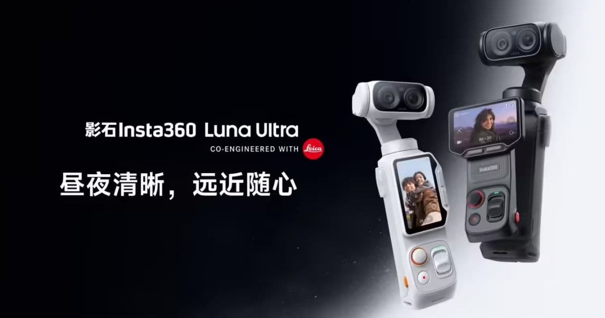 Insta360 enters the gimbal camera market with the Luna Ultra, an 8K Leica-equipped challenger to DJI's Osmo line