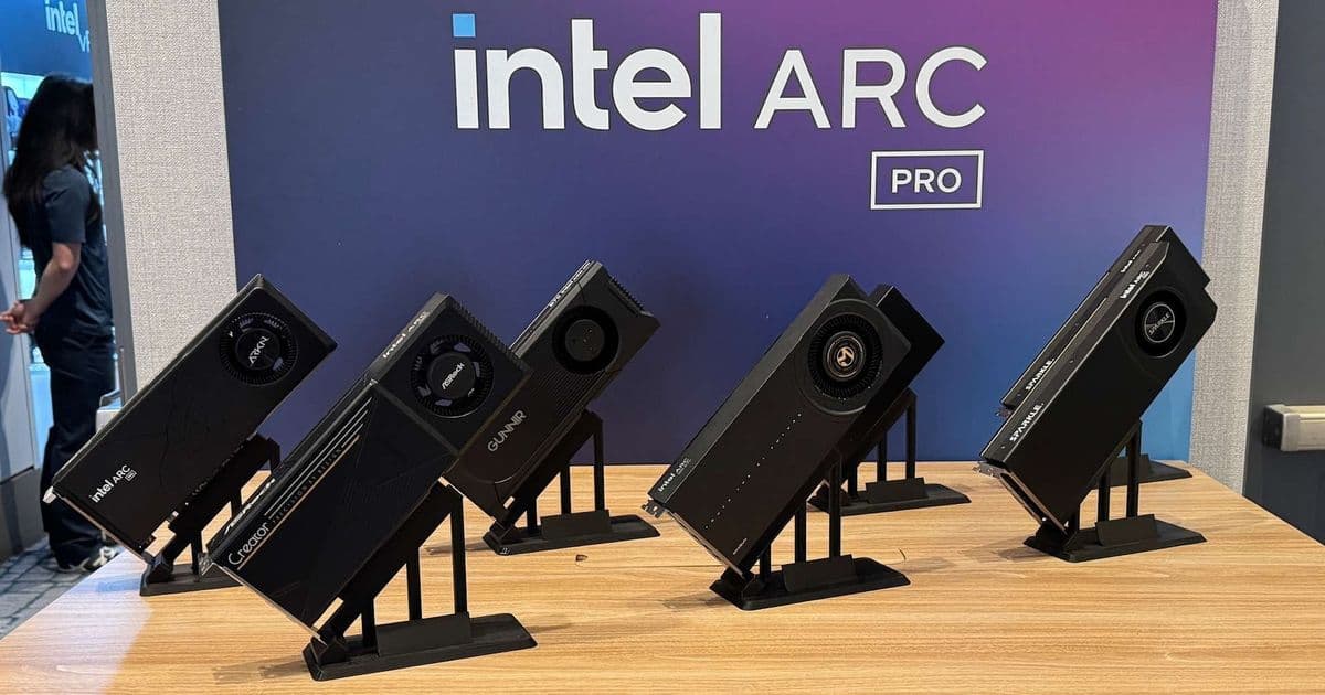 Intel Arc Pro B70 and Arc Pro B65 GPUs bring 32GB of RAM to AI and pro apps — bigger Battlemage finally arrives, but it's not for gamers