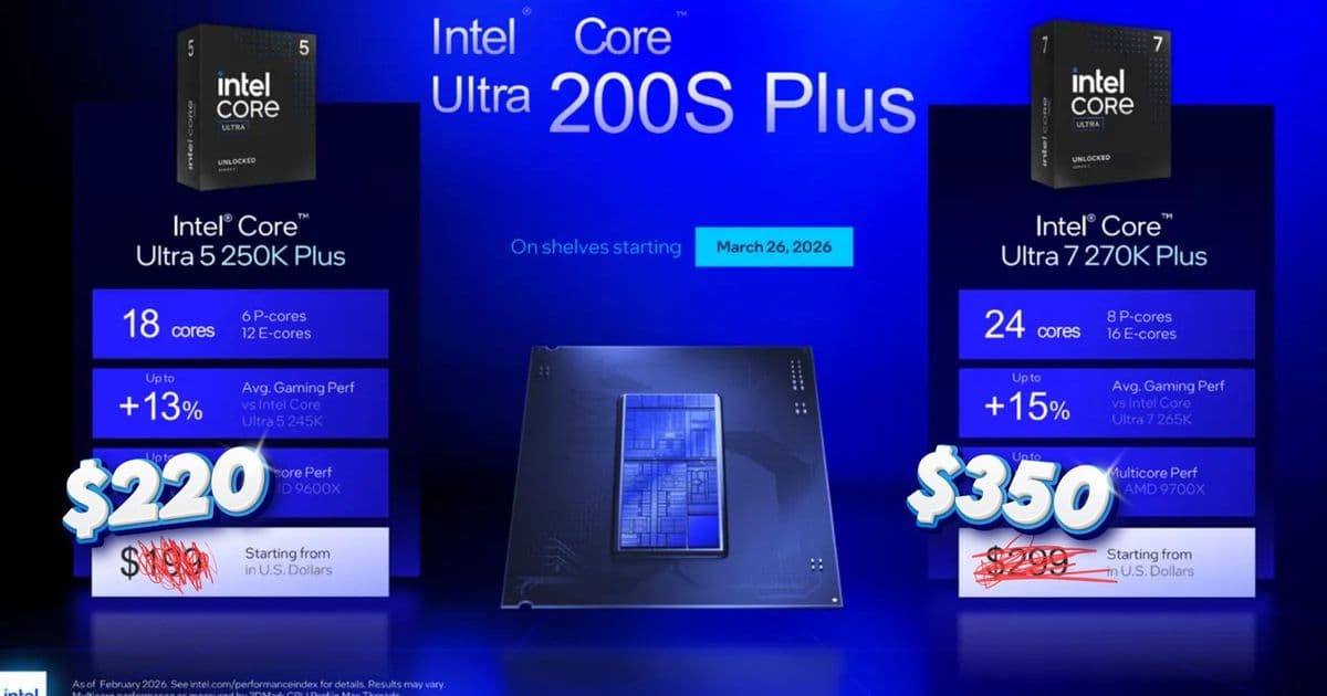 Intel Arrow Lake Refresh CPUs Already Selling Above MSRP Despite Launch Just Days Ago