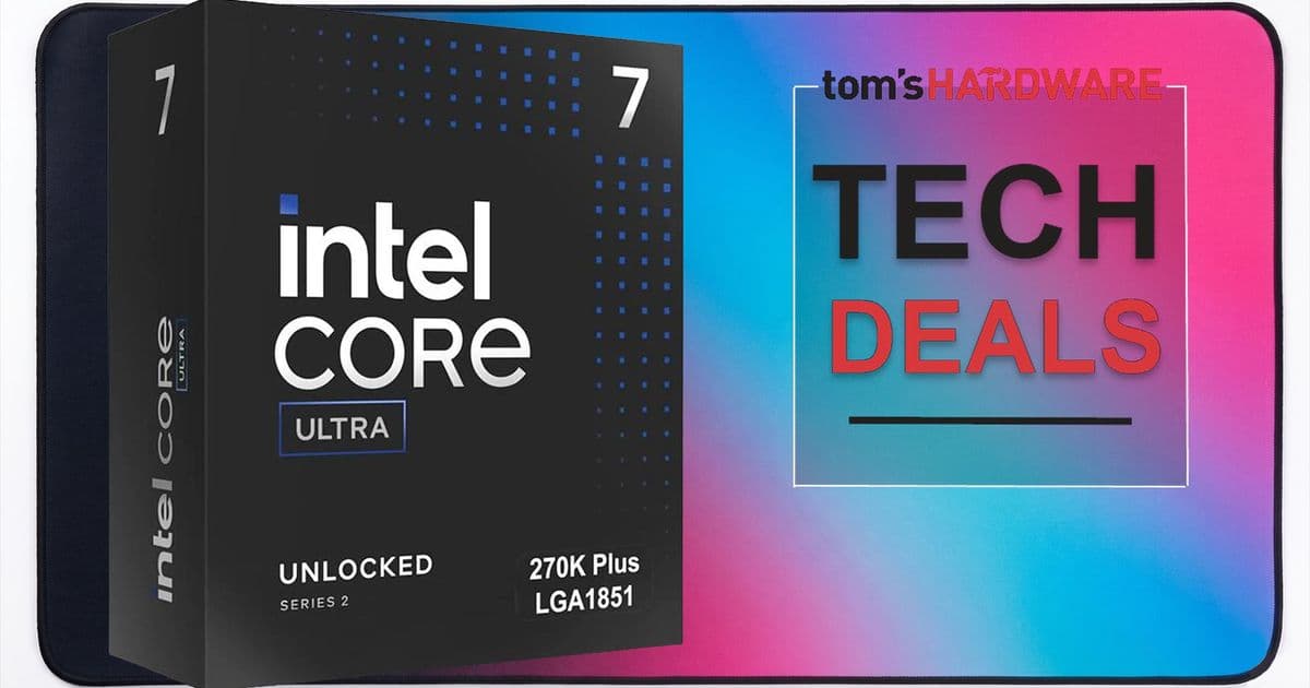 Intel Core Ultra 7 270K Plus dips below $300 – 24‑core Arrow Lake Refresh CPU now $279 on Amazon