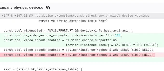 Intel Disables Vulkan Video Encode on Newer Hardware Due to Testing Gaps