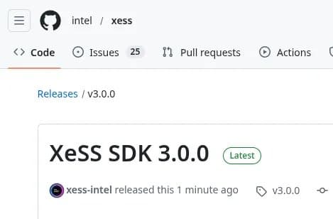 Intel XeSS 3 SDK Released on GitHub - Still Windows-Only Binaries