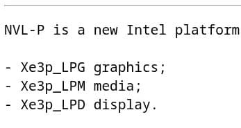 Intel Pushes Initial Linux Support for Nova Lake P's Xe3P_LPG Graphics