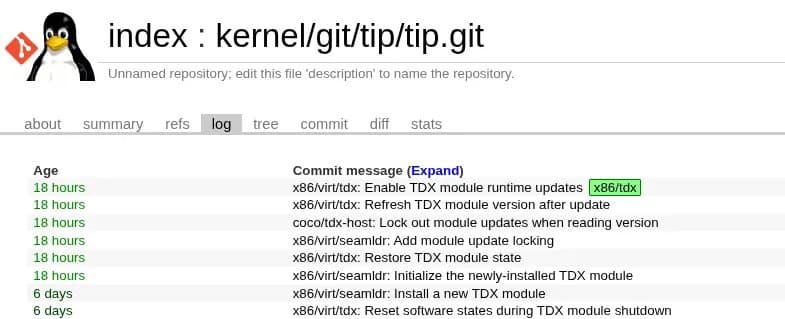 Intel TDX Runtime Update Support Nears Mainline Inclusion for Linux 7.2