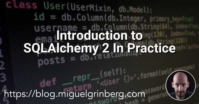 Introduction to SQLAlchemy 2 In Practice
