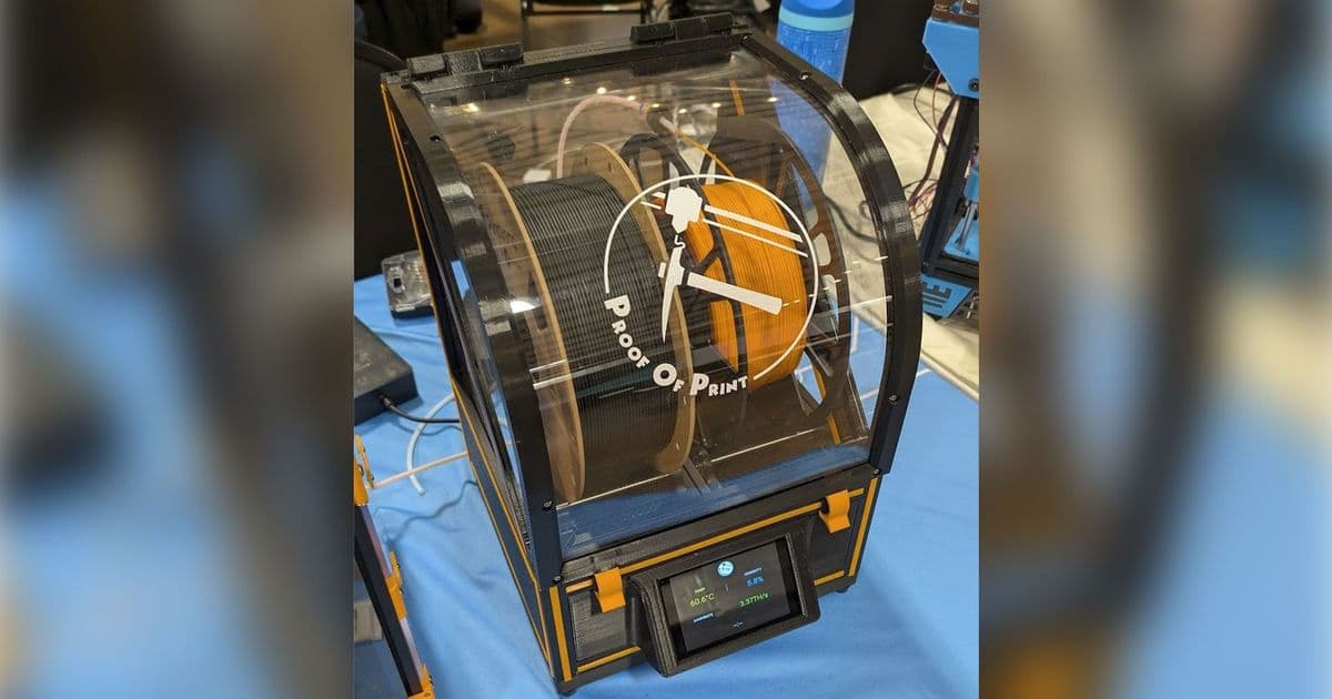 3D Printer Filament Dryer Mines Bitcoin While Drying Filament