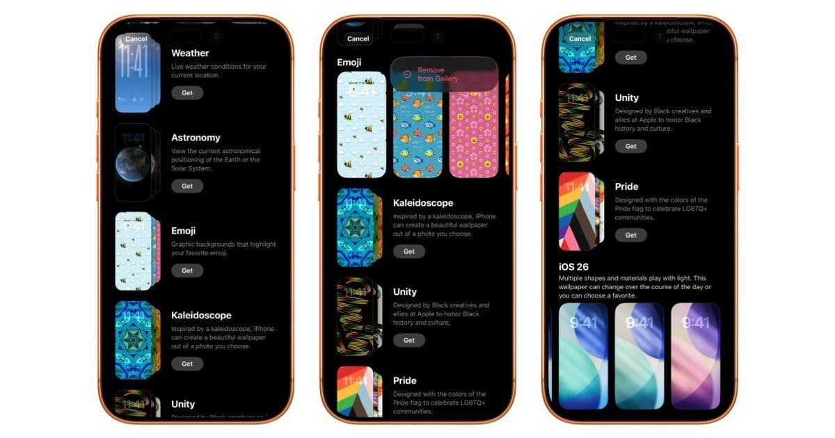 iOS 26.4 Overhauls Wallpaper Gallery with Customizable Categories and Performance Boost