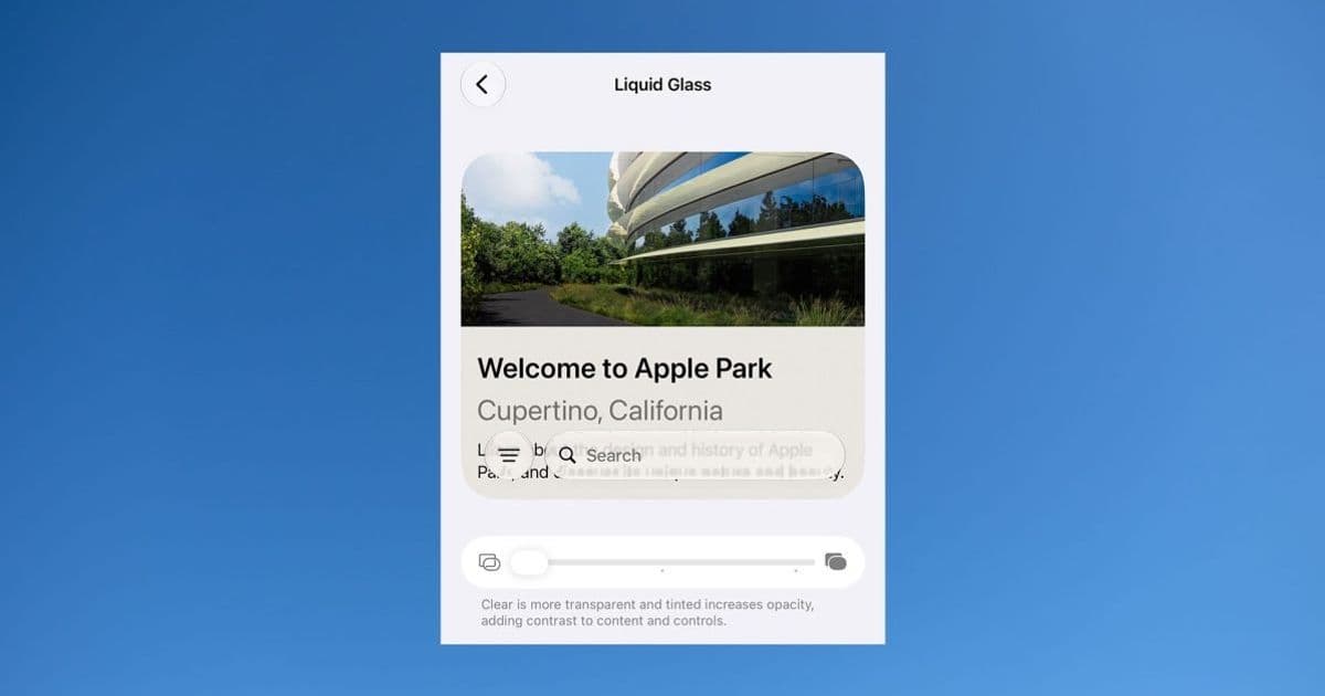 iOS 27 reworks Liquid Glass legibility, and developers get more than a transparency slider