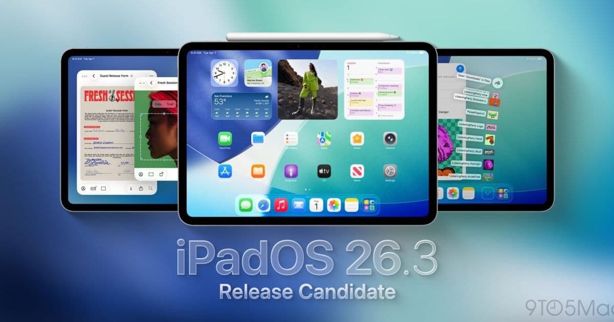 iPadOS 26.3 Release Candidate Signals Imminent Public Launch