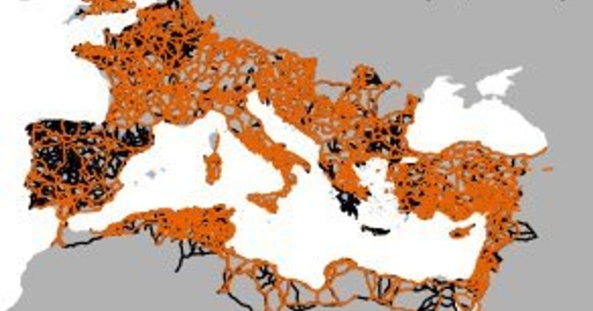 Itiner-e: Mapping the Roman Empire's Vast Road Network with Unprecedented Precision