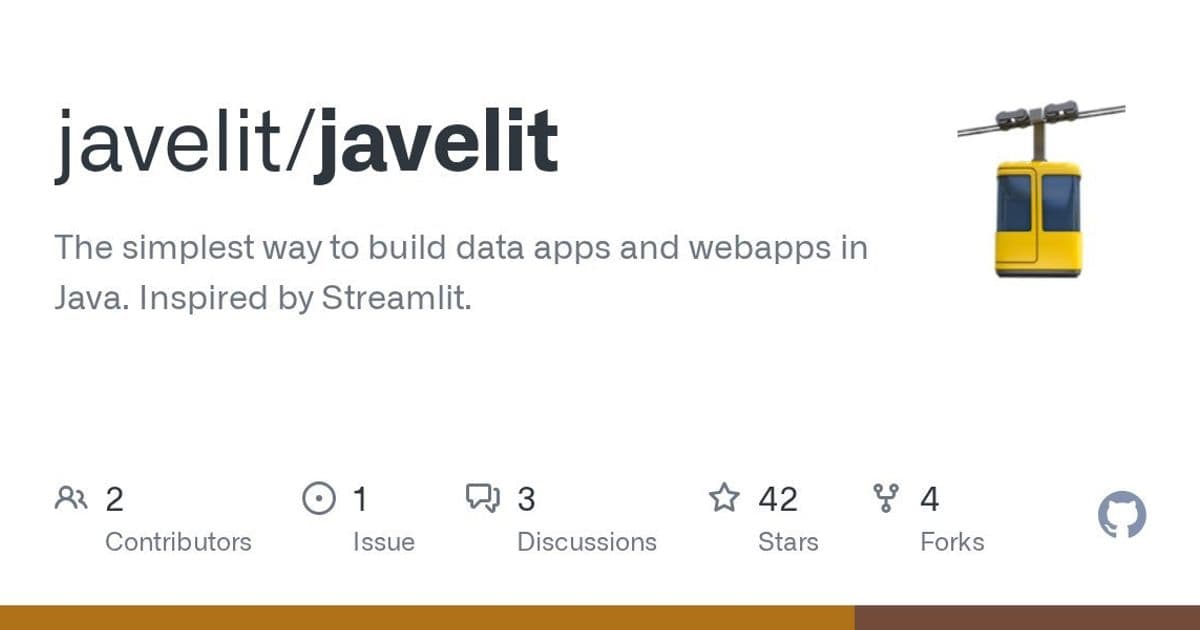 Javelit Emerges as Java's Lightning-Fast Answer to Streamlit for Effortless Data Apps