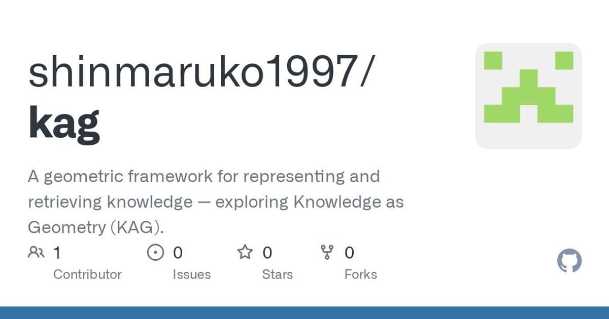 Knowledge as Geometry: A Radical New Approach to RAG That Treats Facts as Points in Space