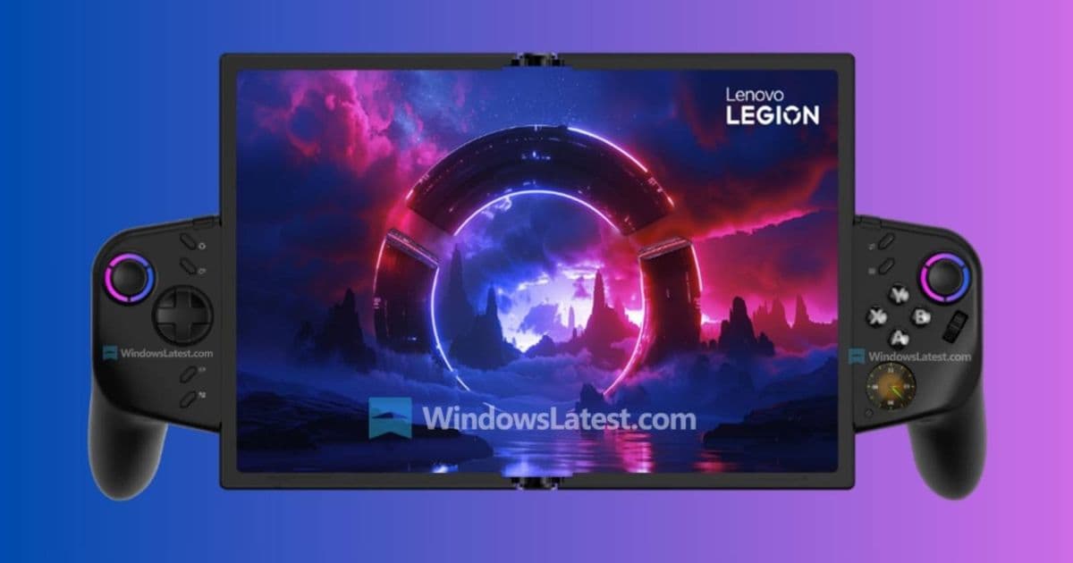 Lenovo's Foldable Gaming Handheld Could Redefine Mobile Windows Gaming
