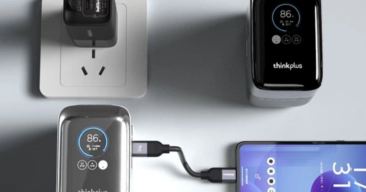 Lenovo's 190W Power Bank Redefines Portable Charging with Smart Display