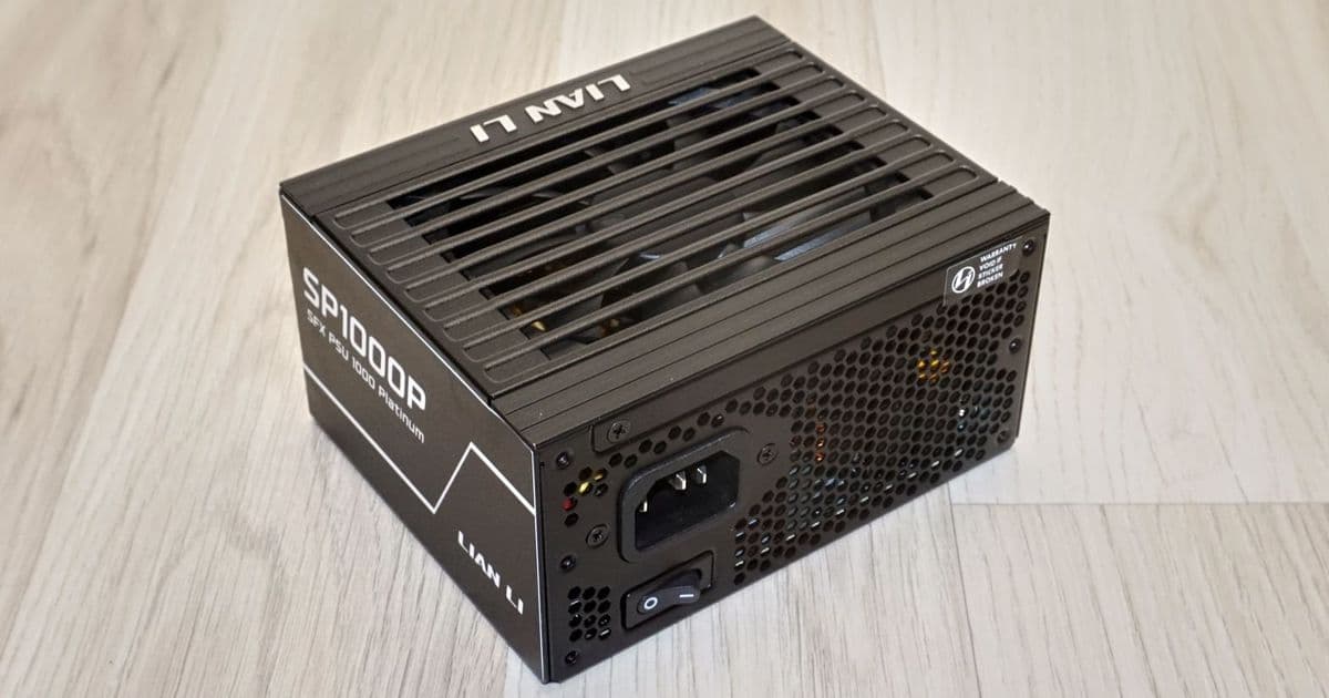 Lian Li SP1000P SFX power supply review: Exceptional power density in compact form