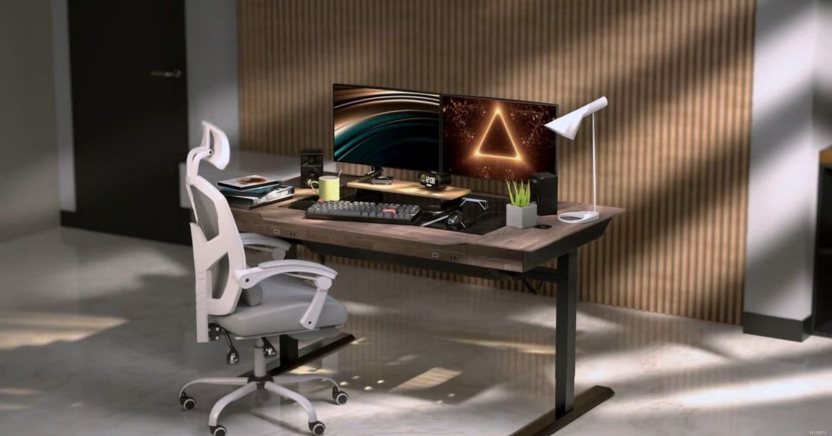 Lian Li’s DK07 Wood Motorized Standing Desk Doubles as Dual E-ATX PC Chassis, Available Now for $1,399.99