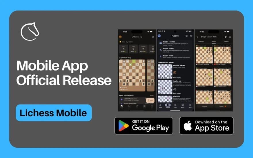 Lichess Launches Official Mobile App: Flutter-Powered Chess Experience Goes Mainstream