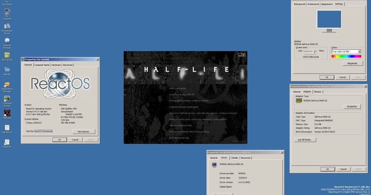 ReactOS Runs Half-Life While PowerToys 0.100 Tightens the Windows Dev Workstation