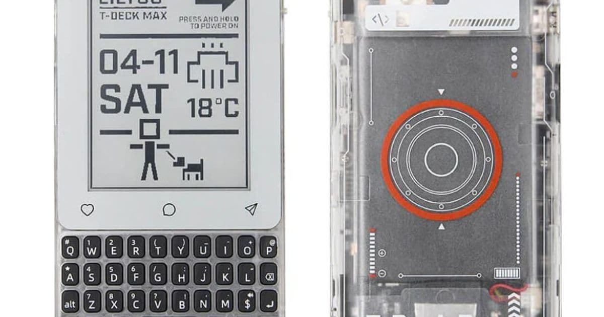 LILYGO T‑Deck MAX Brings Built‑In 4G LTE, E‑Ink UI and QWERTY Input to ESP32‑S3 Development