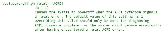 Linux 7.1 Will Power Off The System By Default If A Fatal ACPI Error Occurs