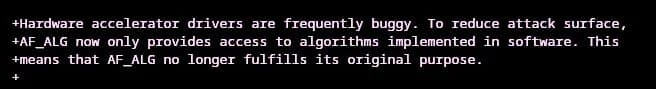 Linux 7.2 Deprecates AF_ALG Amid Rising AI‑Driven Vulnerabilities and Strips Crypto Offloading
