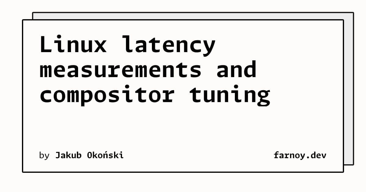 Chasing the Missing Millisecond: What One Engineer's Latency Hunt Reveals About Linux Gaming