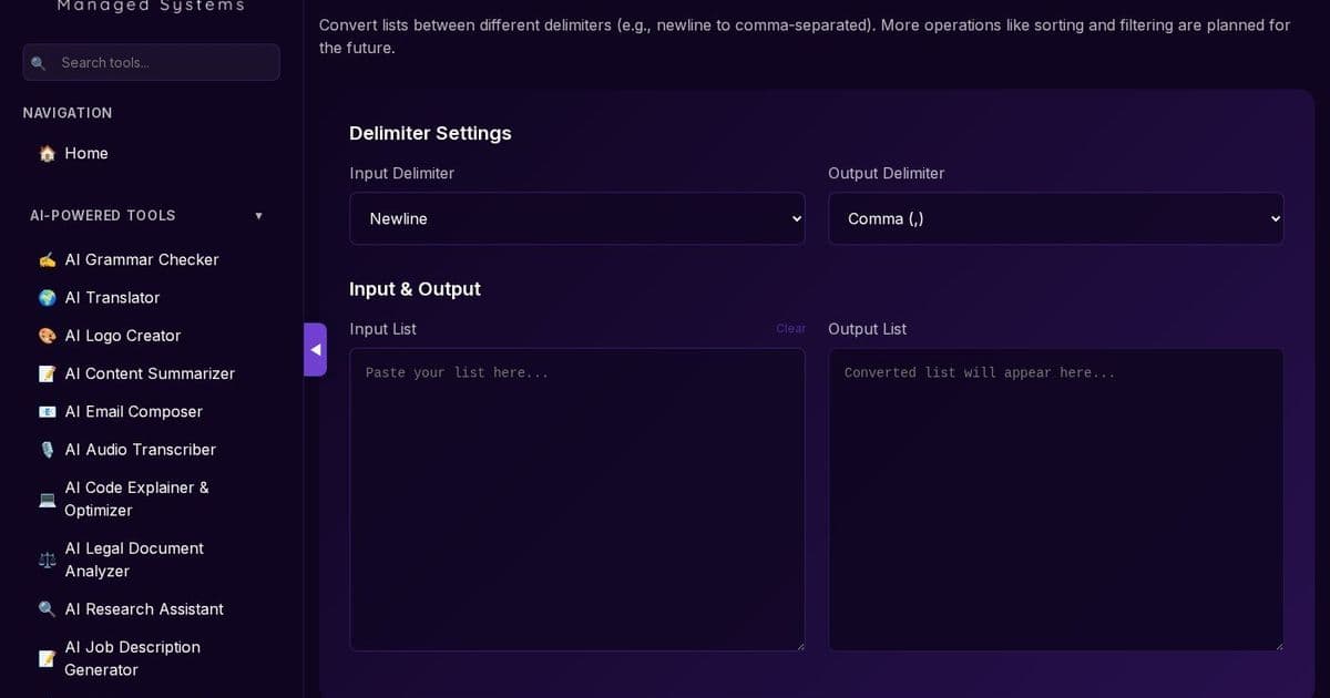 List Converter: The Unsung Hero of Data Formatting for DevOps and Engineering Teams