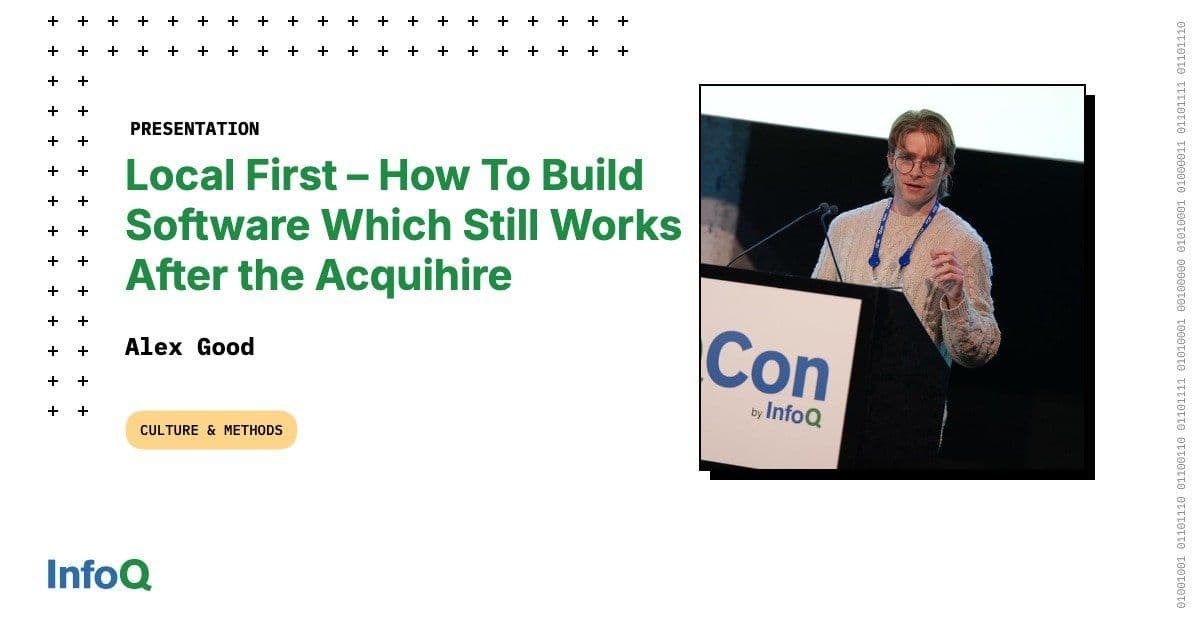 Local First – How To Build Software Which Still Works After the Acquihire