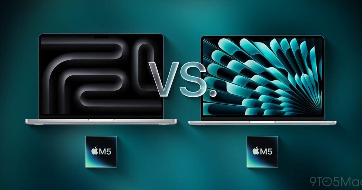 M5 14-inch MacBook Pro vs M5 13-inch MacBook Air: What's the $600 Difference?