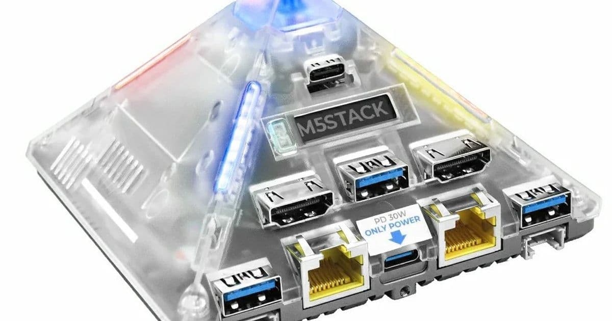 M5Stack AI Pyramid: A 24 TOPS NPU Mini PC with a Striking Design