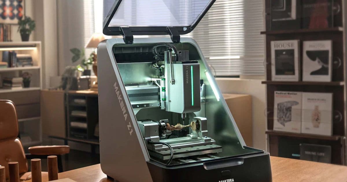 Makera Z1 CNC hits pre-sale at $1,099 with optional laser and dust extraction add-ons