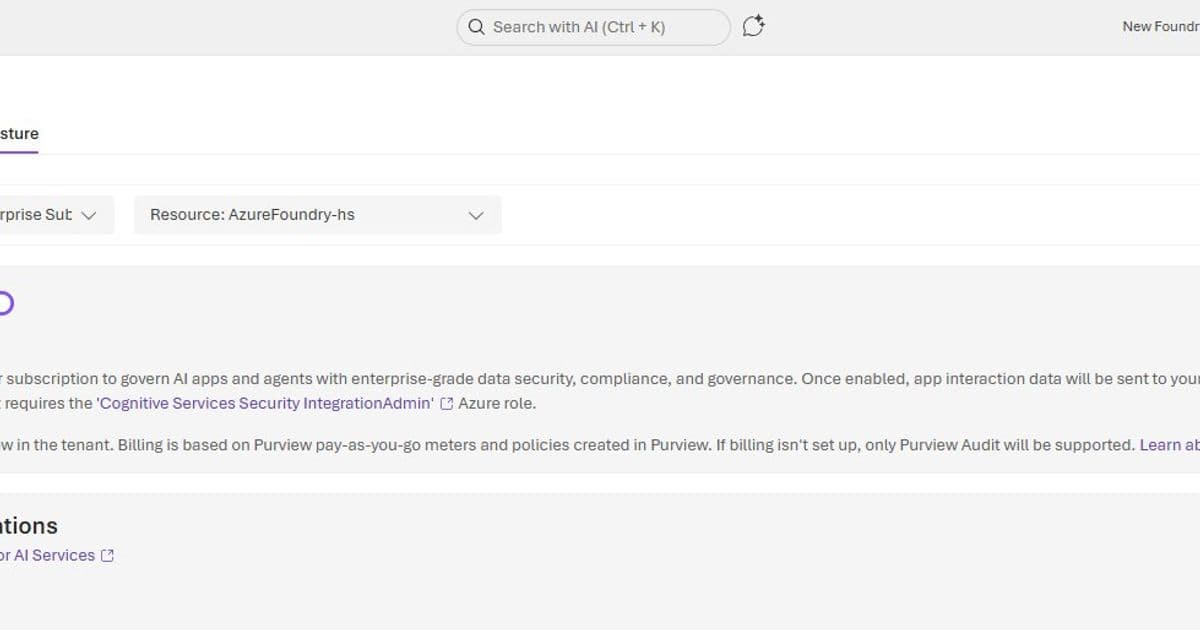 Microsoft Foundry and Purview Integration Streamlines Enterprise AI Compliance