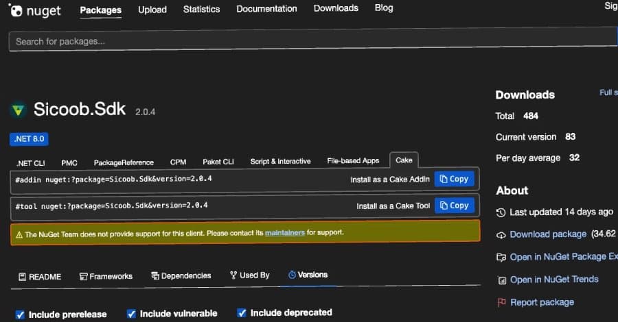 Malicious Sicoob NuGet SDK and Typosquatted npm Packages Target Cloud Secrets