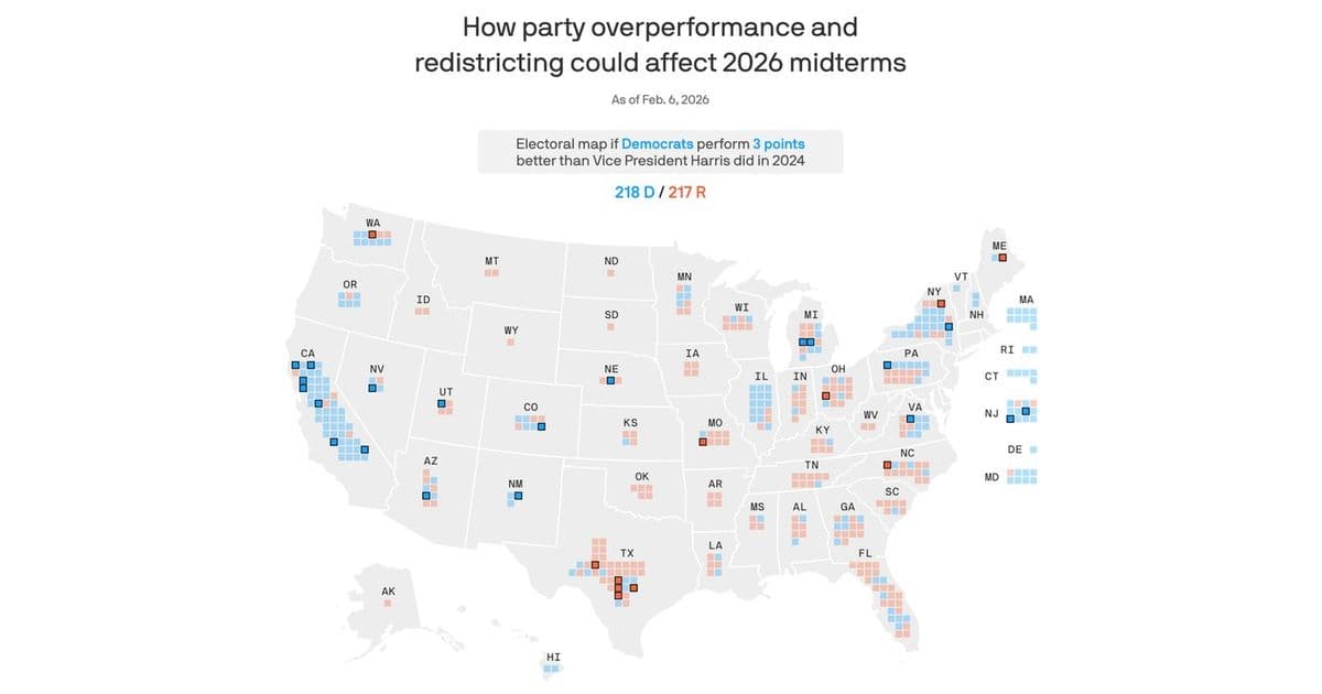 Political Shift Analysis: Mapping Potential Democratic Gains in 2026 Midterms