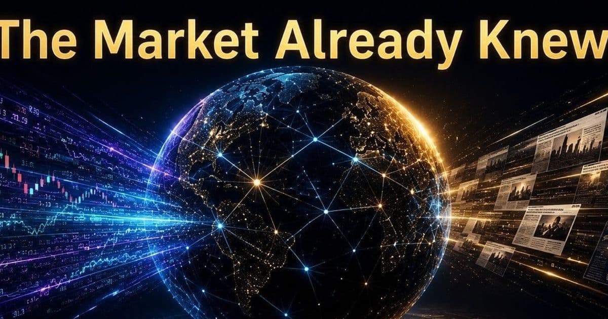 Markets Process Signals Faster Than Humans Can Interpret Them