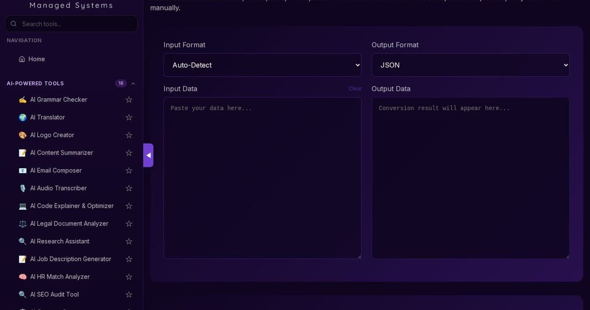 Master Data Interchange: LavX's JSON Converter Simplifies Format Transitions