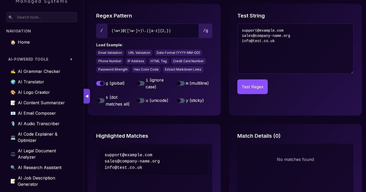 Master Regular Expressions with LavX's RegEx Tester: The Ultimate Debugging Companion