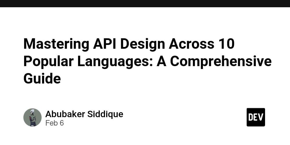 Cross-Language API Design Patterns Emerge as Microservices Demand Flexibility
