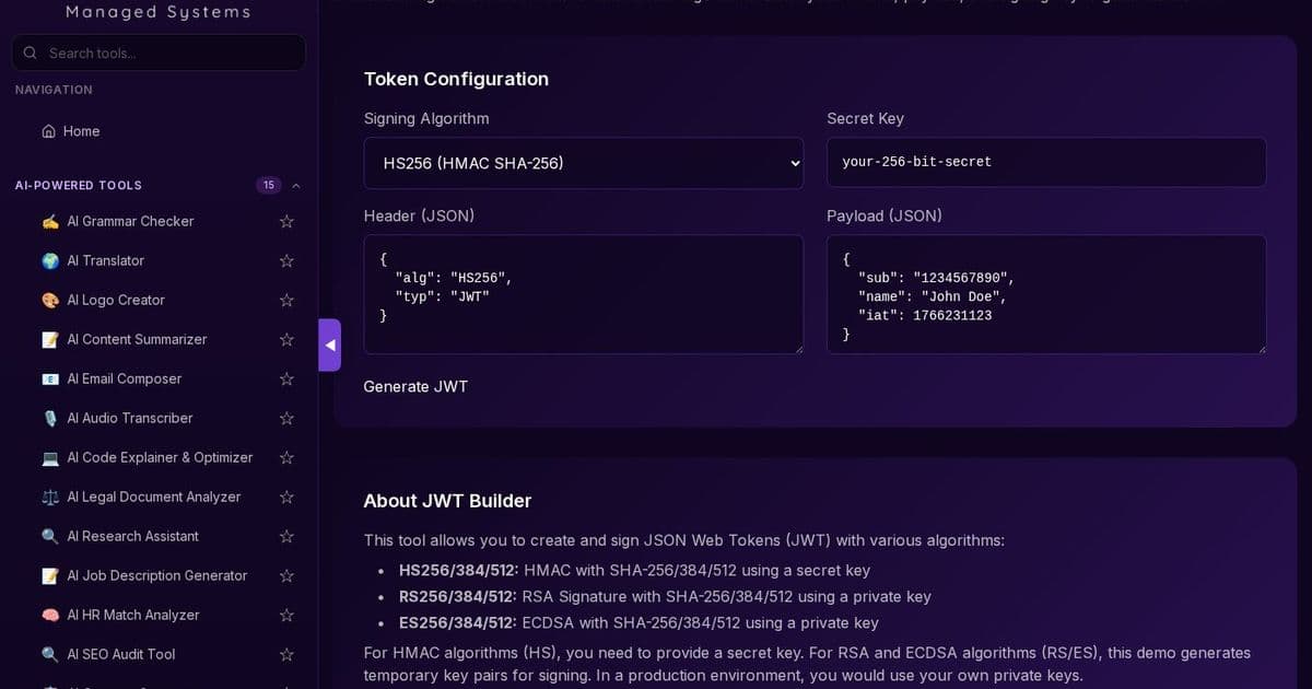 Mastering Secure Authentication: Why LavX's JWT Builder Is Essential for Developers