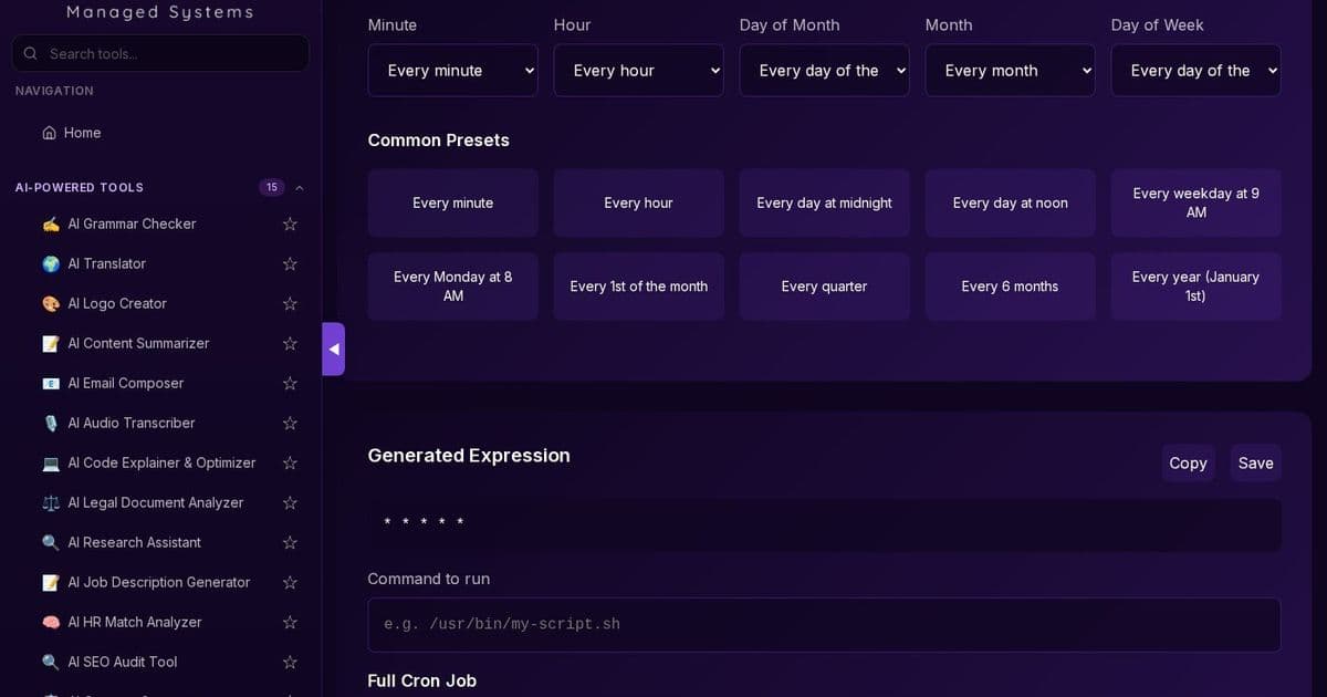 Mastering Task Scheduling: The Cron Expression Generator That Simplifies Automation