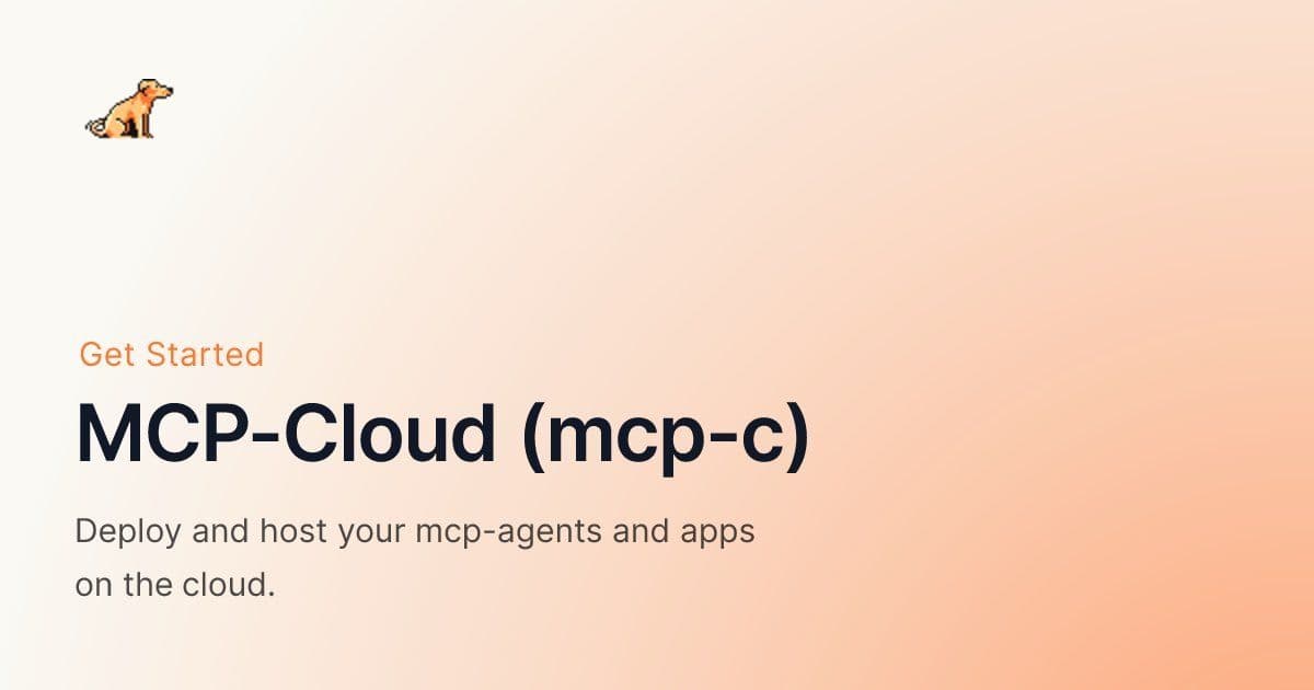 mcp-c Cloud Platform Launches Free Beta for Deploying AI Agents and ChatGPT Apps