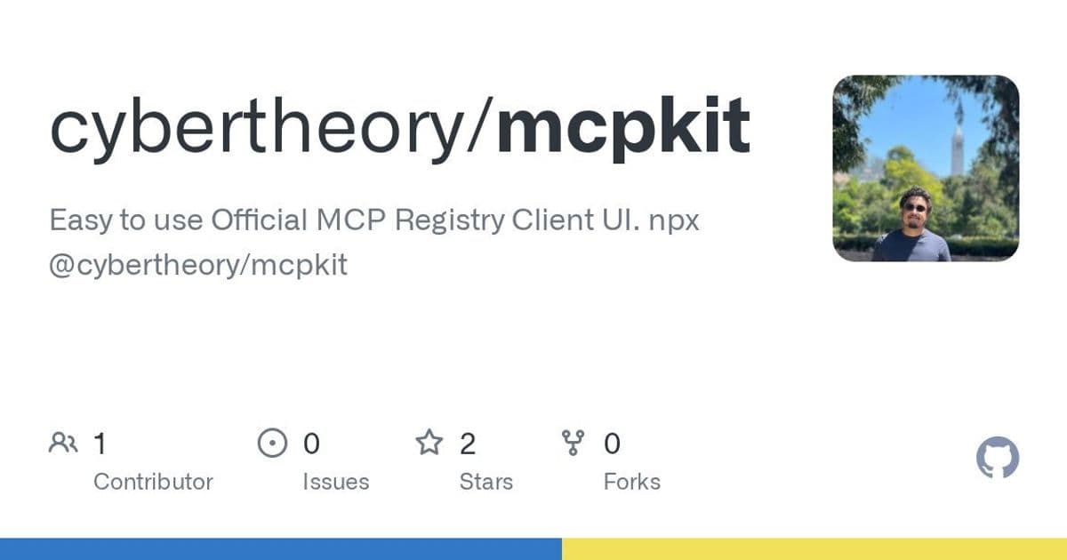 MCP Kit Emerges as Official Registry Client for Unified AI Development Experience