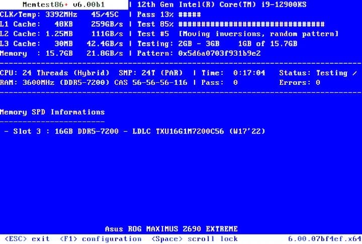 Memtest86+ 8.10 Extends Compatibility to Modern CPUs and Platforms